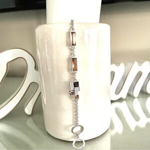 Swarovski Topaz Crystal Bracelet